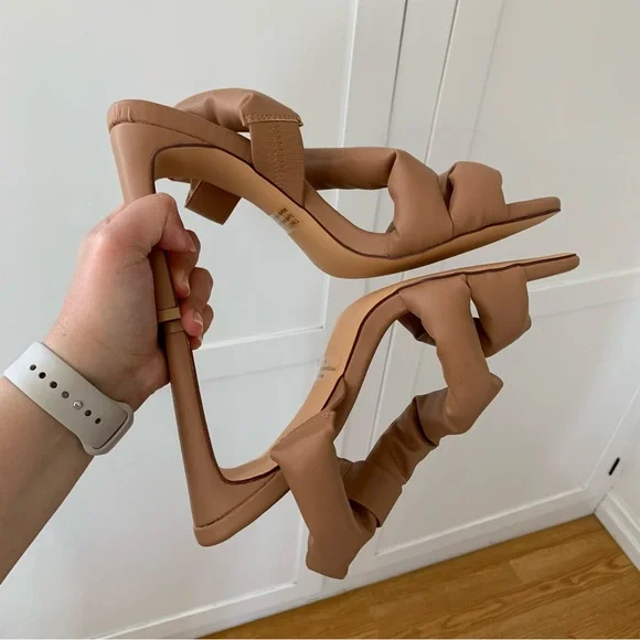 Lemon Drop by Priviledge Mauve Pink 4.5” Block Heel Square Toe Size 10 - Picture 9 of 9